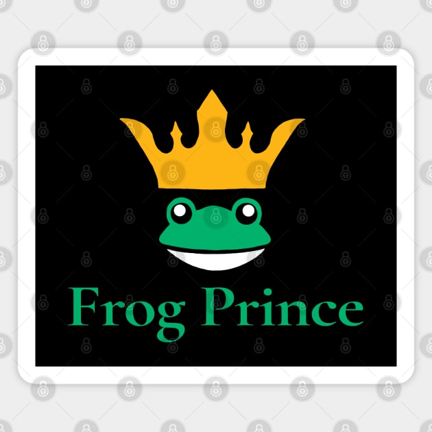 Frog Prince Fairy Tale Brothers Grimm Minimalism Folktale Magnet by Decamega